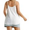 Women's Waffle Knit V-neck Tank Top - umgee - 2 of 4