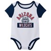 NCAA Arizona Wildcats Infant Boys' 3pk Bodysuit - 3 of 4