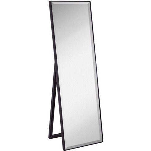 Hamilton Hills Polished Silver Full Length Mirror for Floor Full Body  Standing Mirror Tall 58 x 18 Wide Stand Up