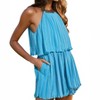 Women's Blake Embellished Halter Pleated Romper - DO+BE - 3 of 3