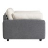 Maliang 50*43" Oversized Chenille Single Sofa Chair, Modern Upholstered Comfy Armchair,Color Blocking Couch Lounge with Pillows - 2 of 4