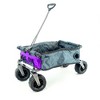 HOMLUX Push or Pull Folding Stroller Wagon with Canopy, 360° Wheels, 150lbs Capacity - 3 of 4