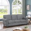 High-quality Chenile Fabric 3-Seater Sofa for Small Spaces, Living Room - The Pop Home - 3 of 4