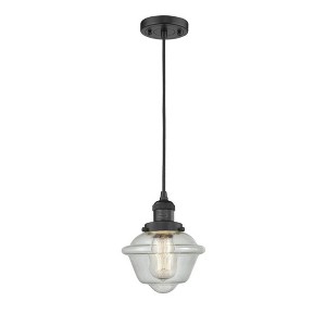 Oxford - 1 Light Cord Hung Mini Pendant In Traditional Style-8 Inches Tall and 7.5 Inches Wide - 1 of 1