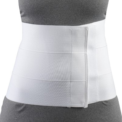 OTC Abdominal Binder for Women, Three-Panel Body, 9-Inch Elastic, White