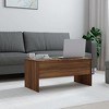 vidaXL Coffee Table Brown Oak 40.2"x19.9"x18.3" Engineered Wood - 4 of 4