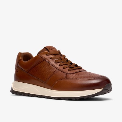 Обувь Clarks Mens Radwell Tie Tan Leather Shoes 10 Medium — фото 5
