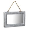 Cheung's Alma Galvanized Framed Hanging Mirror - 3 of 4