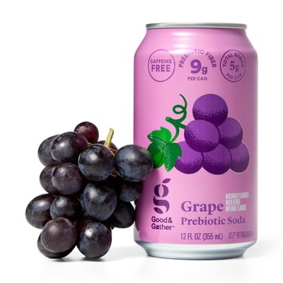 Grape Prebiotic Soda - 12 fl oz - Good & Gather™