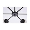 Elegant Lighting Briggs 36 inch pendant in black with white shade - 4 of 4