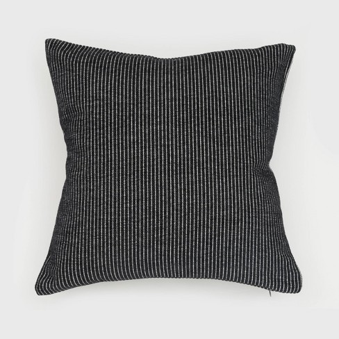 Square Outdoor Pillow 18x18 Stripes