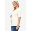 Woman Within Plus Size Perfect Elbow-Length Sleeve Cardigan - 4 of 4
