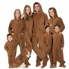 Footed Pajamas - Family Matching - Teddy Bear Hoodie Chenille One Piece For Boys, Girls, Men and Women | Unisex - 4 of 4