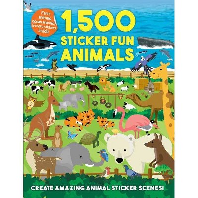 1,500 Sticker Fun Animals - by  Joshua George & Oakley Graham & Susan Mayes (Paperback)