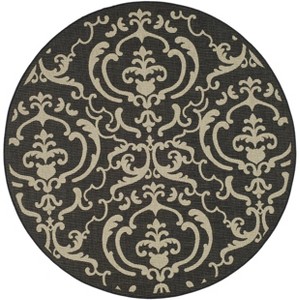 Courtyard CY2663 UV & Stain Resistant Non-Shedding Power Loomed Indoor/Outdoor Rugs - Safavieh - 1 of 4