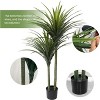 Artificial Dracaena Tree 5FT, Tall Fake Plants for Indoor Outdoor Decor, Large Faux Tree with Pot for Home Office Living Room Decor (2pcs)，beautiful - 4 of 4