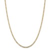 Black Bow Jewelry 3mm, 14k Yellow Gold, Open Concave Figaro Chain Necklace - 3 of 4