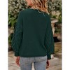 BLUEMING Girls' Chunky Ribbed Knit Sweater - Cozy Oversized Long Sleeve Pullover Sweater Top - 4 of 4