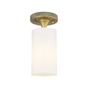 Crown Point - 1 Light Flush Mount In Industrial Style-9.63 Inches Tall and 3.88 Inches Wide - 1 of 1