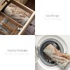 LunaLulinlk 24" x 18" Dish Drying Mat Set of 2 Microfiber Dish Drainer/Rack Pads with Hanging Loop Brown Marble - 3 of 4