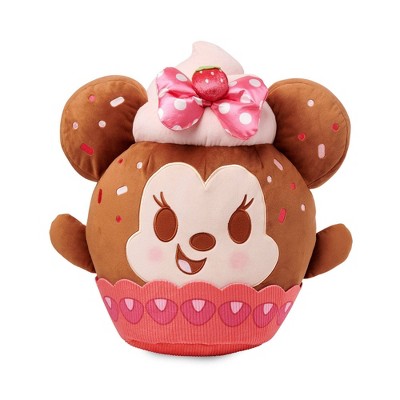Disney Munchlings Wild Strawberry Cupcake Minnie Mouse Scented Medium Plush - Disney store