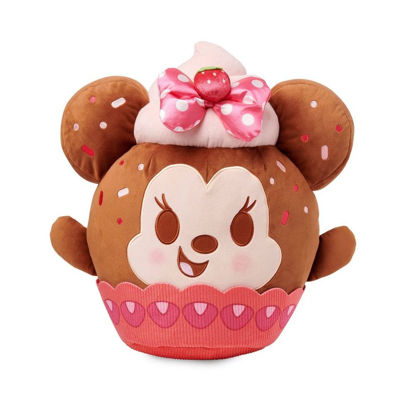 Disney Munchlings Wild Strawberry Cupcake Minnie Mouse Scented Medium Plush - Disney store, 1 of 7