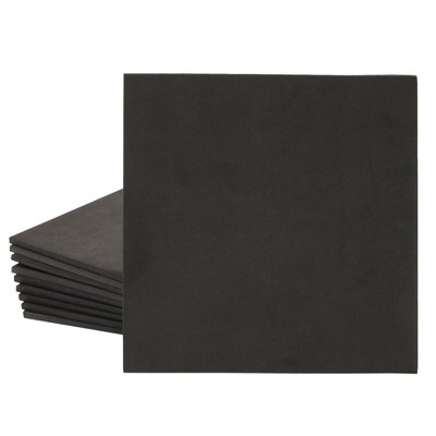 Bright Creations 10 Pack 5mm Black EVA Foam Sheets for Crafts & Cosplay Costumes, 9.6 x 9.6 In