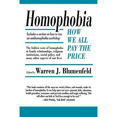 Homophobia - by  Warren J Blumenfeld (Paperback)