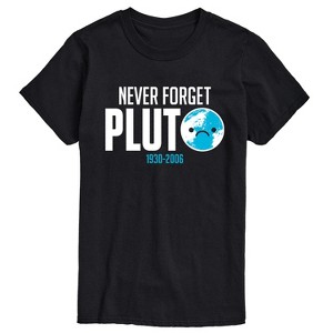 Men's - Instant Message - Never Forget Pluto Short Sleeve Graphic T-Shirt - 1 of 4