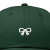 Dalix Bow Embroidered Coquette Cotton Summer Cute Outdoor Baseball Cap Dad Hat Womens - 2 of 4