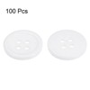 Unique Bargains Resin DIY Craft Flat 4-Hole Sewing Buttons 100 Pcs - 3 of 4
