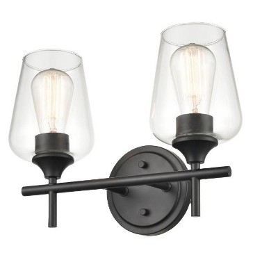 Millennium Lighting Ashford 2 - Light Vanity in  Matte Black