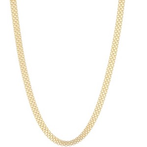 Giorgio Di Vicenza Sterling Silver 6mm Bismark Chain Necklace - 1 of 2