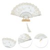 Unique Bargains Tassel Folding Fan 1 Pc - 3 of 4