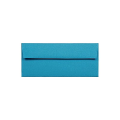 JAM Paper #10 Booklet Envelope 4 1/8" x 9 1/2" Blue 100/Pack (15861d)
