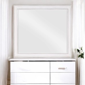 Katia Weathered White Finish Mirror - 1 of 1