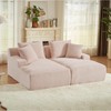 Dolonm 78.8" Double Sofa, Compressed Boneless Sofa Made of Corduroy, Requires No Installation,for Living Rooms Bedrooms - 4 of 4