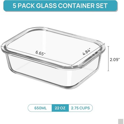 Vtopmart Glass Food Storage Container - Thumbnail 3