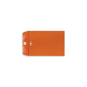 LUX Open End Clasp Envelopes 9" x 12" Bright Orange 100/Pack (92938-100) - 1 of 1