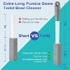4 Pack Toilet Pumice Stone with Extra Long Handle,Pumice Stone Toilet Bowl Cleaner,1 Cleaning Handle - 4 of 4