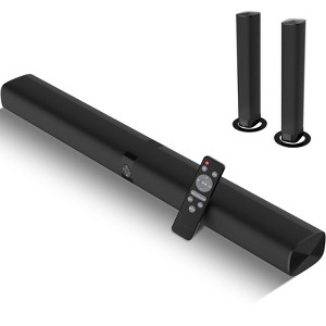 MOVSSOU 2 in 1  Separable Bluetooth TV Soundbar Home Audio 
 with Arc/Optical/AUX Connect - 1 of 4