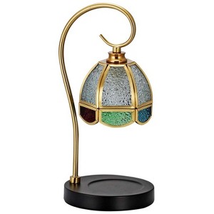Fortune Candy Flameless Fragrant Candle Melter, Adjustment Knob, Dimmer & Timer, Wooden Base - 1 of 4