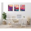 Kate & Laurel All Things Decor (Set of 3) 18"x24" Sylvie EV Brush Strokes 90 A B and C Framed Canvas WallArts by Jessi Raulet of Ettavee: - 4 of 4