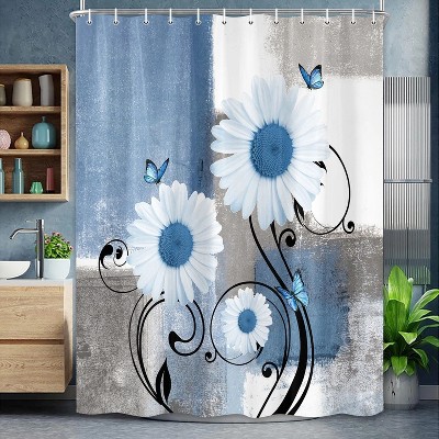 LunaLulinlk Floral Flower Shower Curtain