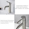 ChicFurnit Bathroom Sink Faucet ADA Compliant Single Hole Design with Waterfall Spout for Modern Spaces, Silver, 17.4"*7.16"*3.54" - 4 of 4
