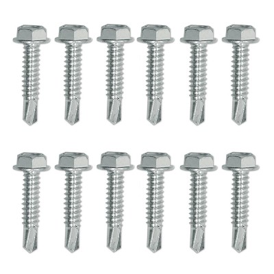 SNAP-LOC Self-Drilling Screw Set 5/16 x 1-1/4 Inch Zinc, Fastens 6 SNAP-LOC E-Track Singles