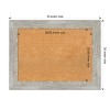 Amanti Art Dove Greywash Framed Corkboard, Natural Cork - 4 of 4