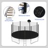 BestParts 14FT Outdoor Trampoline with Safety Enclosure, Basketball Hoop & Ladder, Heavy-Duty Frame for Kids & Adults - 3 of 4