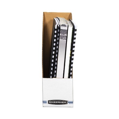 White Corrugated Cardboard Magazine Holder, 4 x 9.25 x 11.75