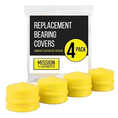 Mission Automotive 4-Pack Axle Cap Bearing Cover - Compatible with John Deere - for Lawn Mower and Lawn Tractor